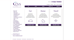 Desktop Screenshot of csis.co.uk